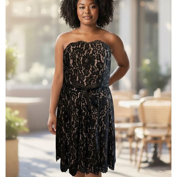 Robert Rodriguez Nieman Marcus Cocktail Party Prom Dress NWT Lace Women's SZ 14 - Picture 1 of 13